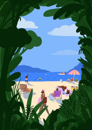 To The Beach por Jessica Smith