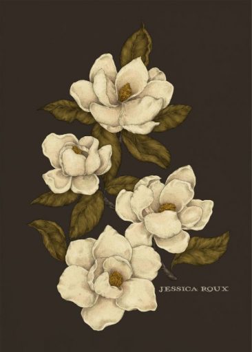 Magnolias por Jessica Roux