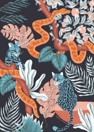 Jungle Cats por Frida Clerhage