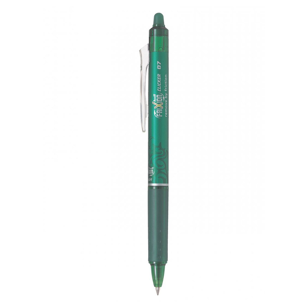 Boligrafo Pilot Frixion Clicker Borrable 0,7 mm Color Verde