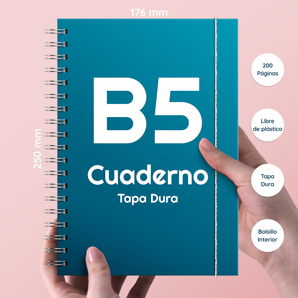 B5 Cuaderno Tapa Dura